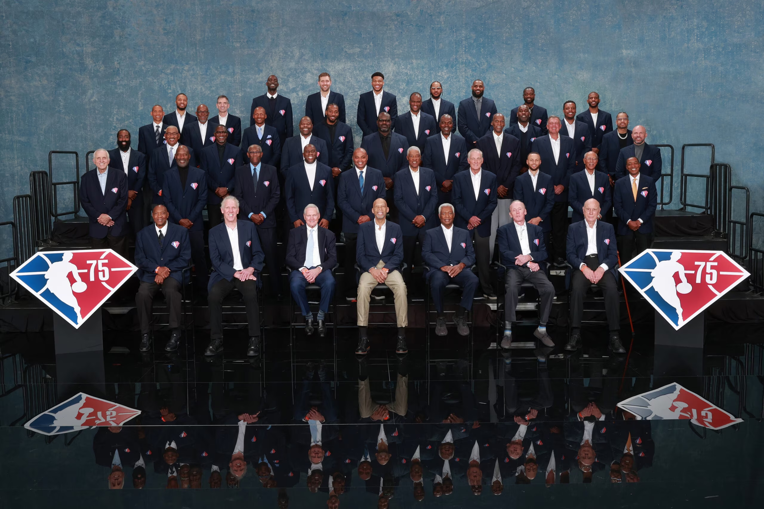 NBA 75th Anniversary Team Photo